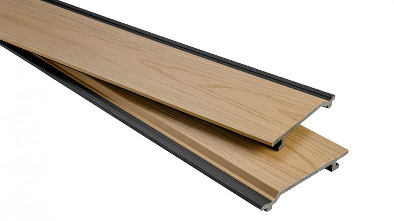 planeo NOVA – WPC CoEx Classic façade panel, Sand, 2.90 m
