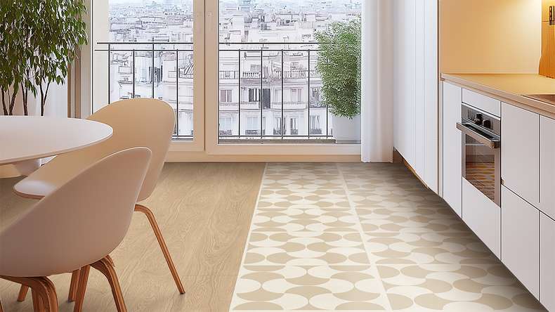 Gerflor adhesive vinyl - Creation 55 Luna Beige