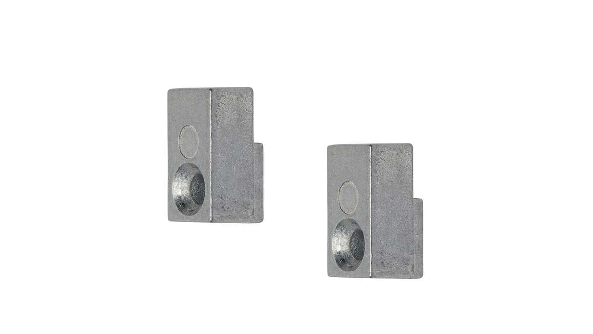 planeo Vertical bracket - Black 2 pcs