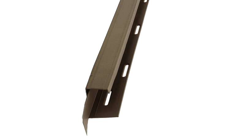 planeo facades Universal U-profile 2-piece Weathered Blend - 1850 x 50 x 50 mm