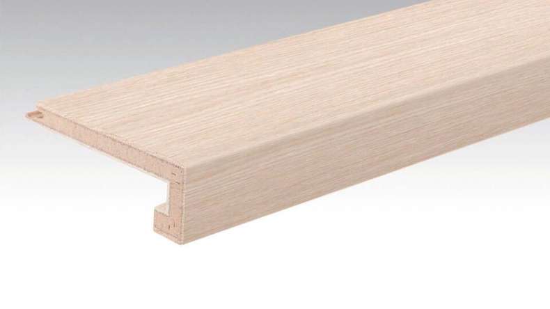 planeo Parquet stair nosing profile U-Profile - Authentica Oak white limed (PMTU-3009)