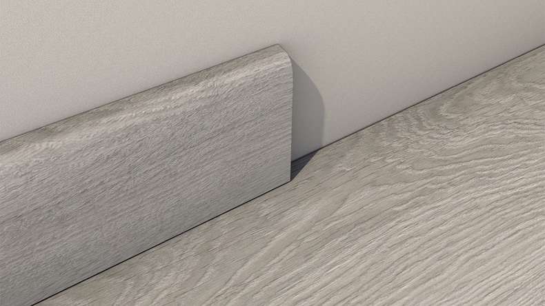 Gerflor MDF skirting board - Bohem Dark Grey 16 x 60 x 2200mm (5947S120)