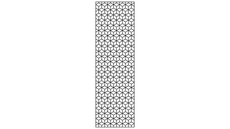 planeo Gardence - Design element Cube Anthracite | DB703 60 x 180cm