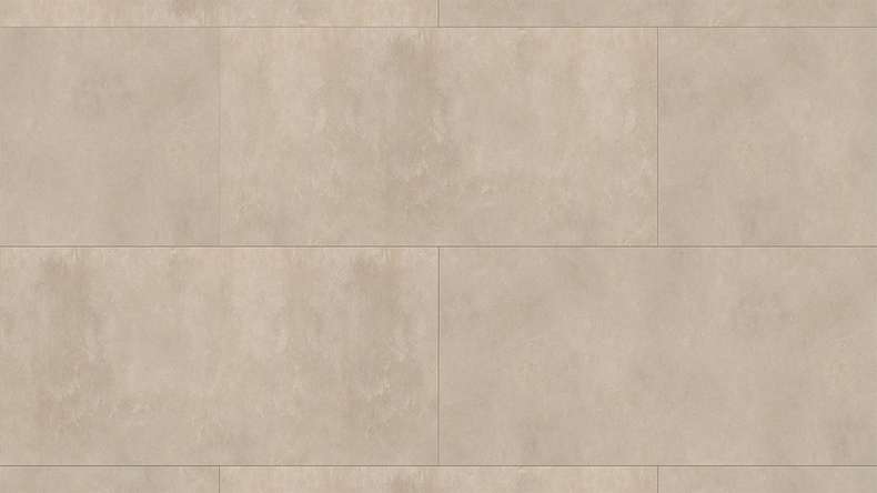 planeo Rigid Click Vinyl - Luna Beige XXL Tile | Impact sound insulation integrated (DF-KF-994-030)