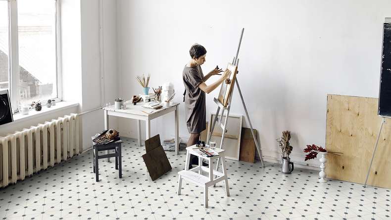 Gerflor CV flooring – HQR Nature 2418 Berry Blue