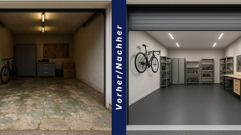Gerflor garage flooring – R-Tile 7015 Dark Grey (39577015)
