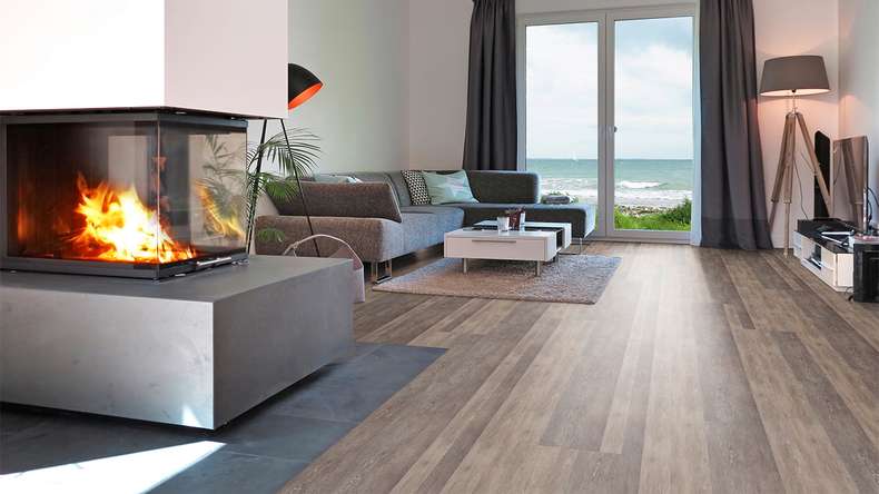 Skaben Multilayer Vinyl - TitanCore Oxford Oak | integrated impact sound insulation (ST-6202804)