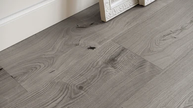 SKAVA rigid click vinyl - Home Grey Oak | integrated impact sound insulation (LO-1090)