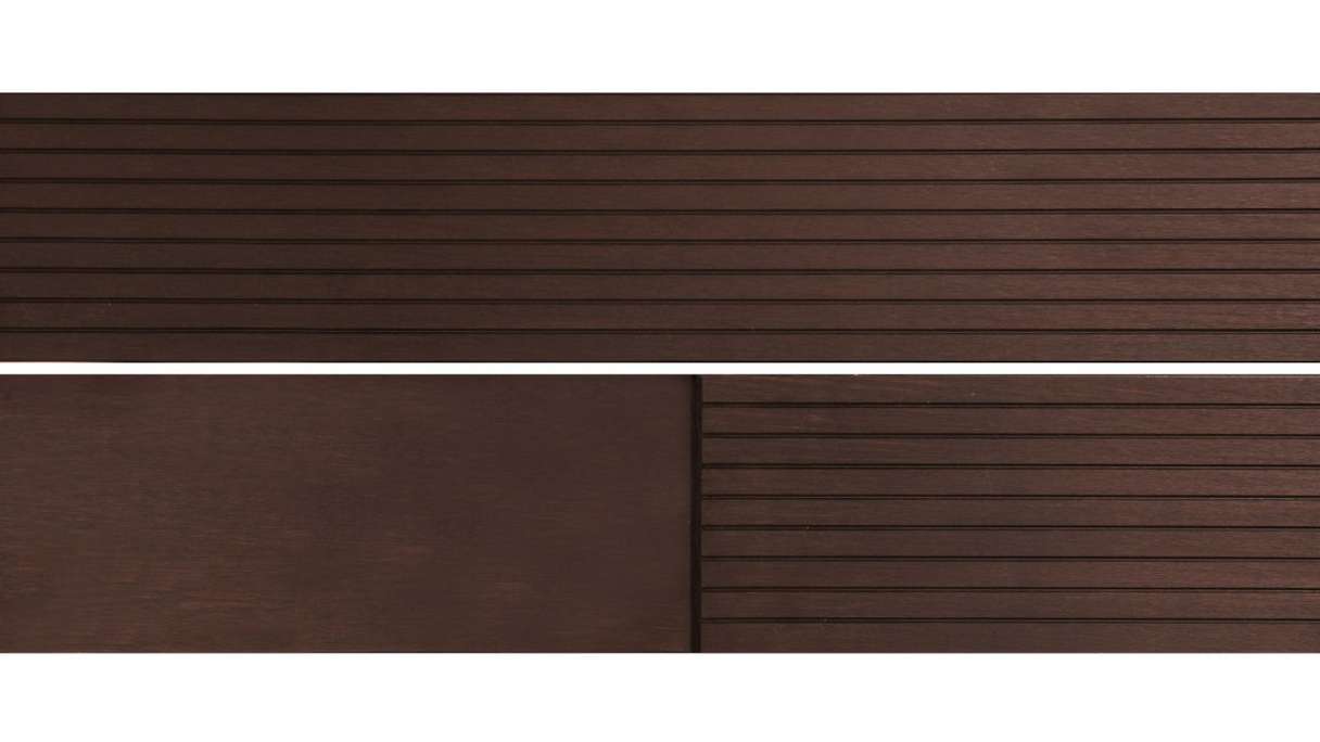planeo wooden terrace - bamboo dark - smooth/grooved