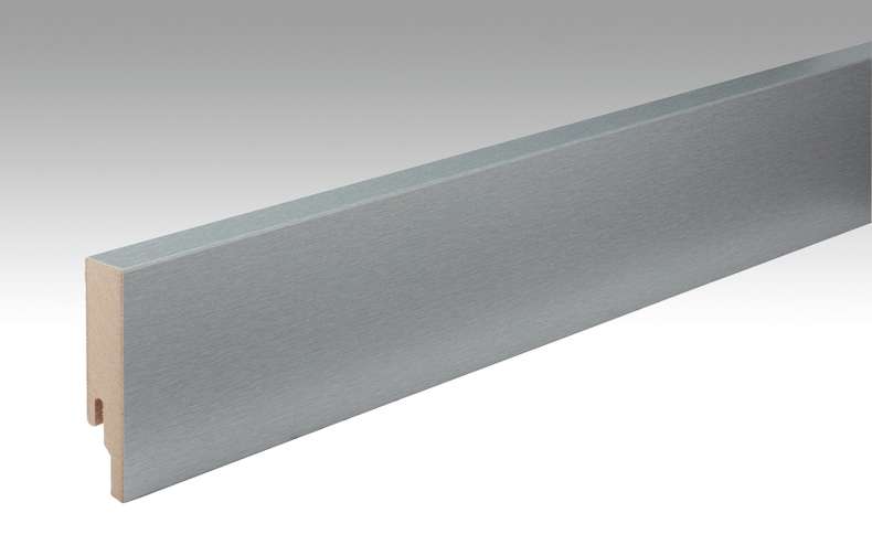 MEISTER Skirtings Stainless steel DF 063 - 2380 x 80 x 18 mm (200016-2380-00063)