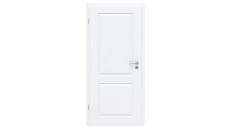 planeo country house interior door PUREA Casa 2 white lacquer 9003 design edge | lacquered - 2110 x 610|735|860|985 mm
