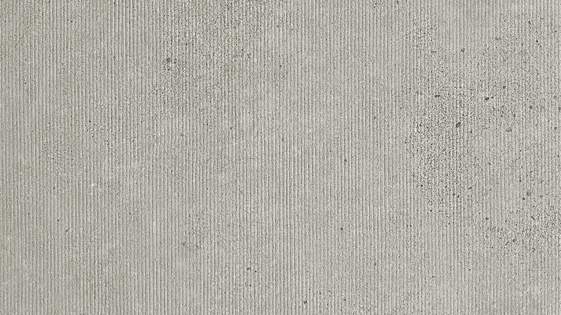 planeo SPC wall panelling – CeraRock Tile Stripes Concrete Grey XL 280 x 117.5 cm