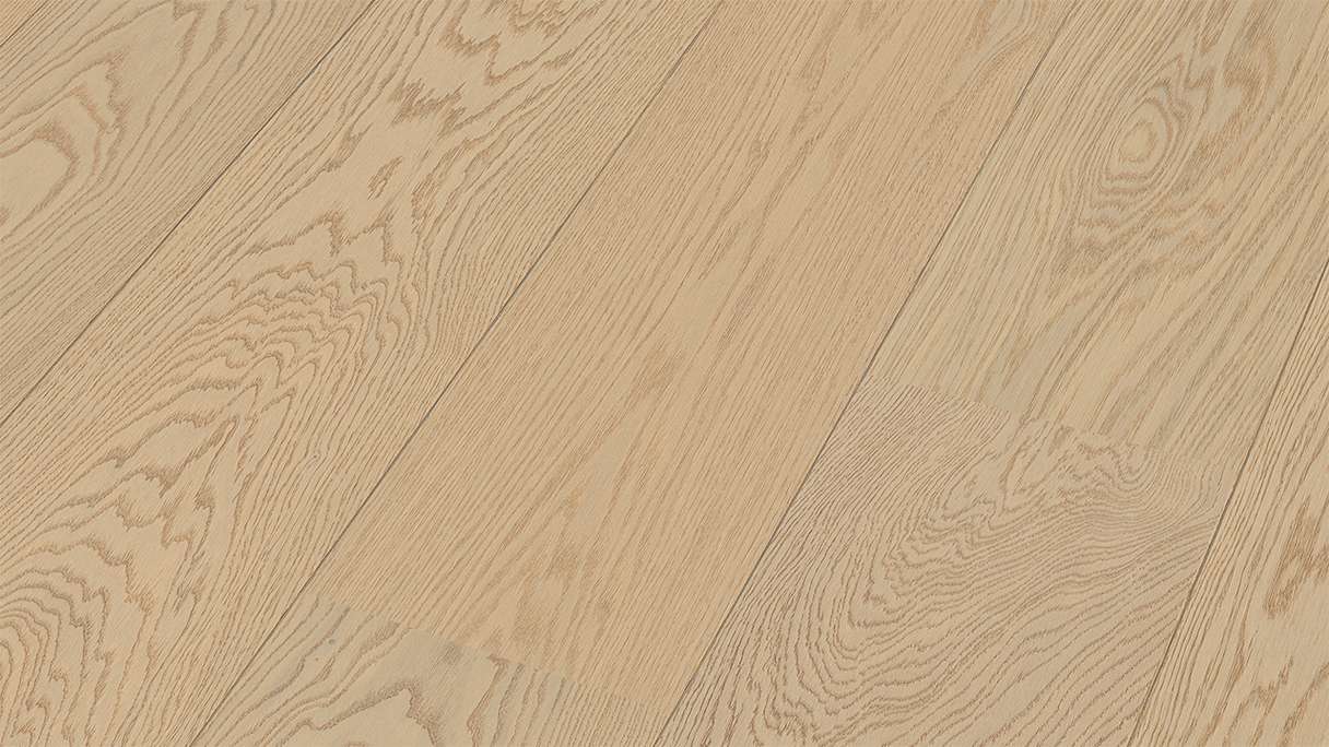 MEISTER Lindura wood flooring HD 400 - 08919 Oak natural alabaster ultra matt lacquered 2200 x 270 x 11 mm (500214-2200270-08919)