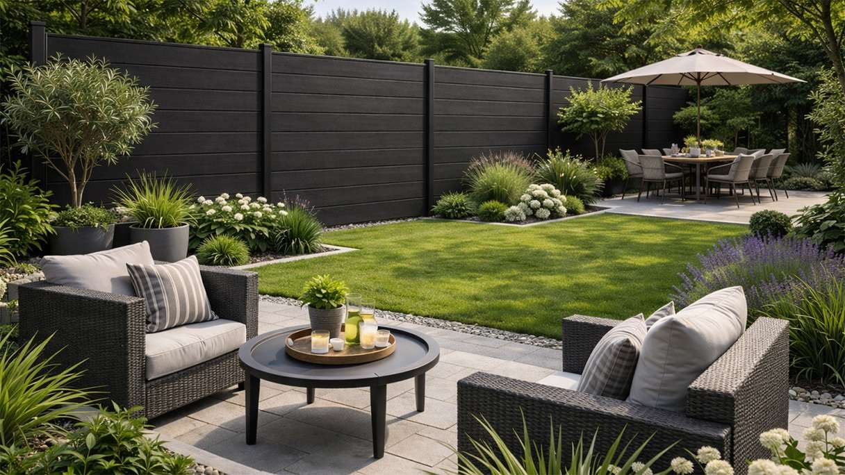 planeo Classic - BPC plug-in fence anthracite
