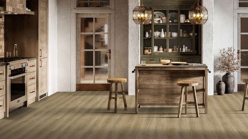 Gerflor Klick Vinyl - Senso Premium Rigid Acoustic Meadow spring honey | Impact sound insulation integrated (39471507)