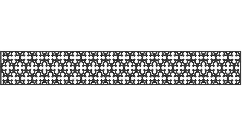 planeo Solid - Designeinsatz Clover Alu15 Anthrazit
