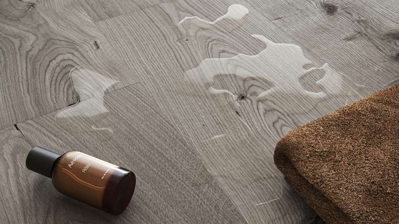SKAVA rigid click vinyl - Home Grey Oak | integrated impact sound insulation (LO-1090)