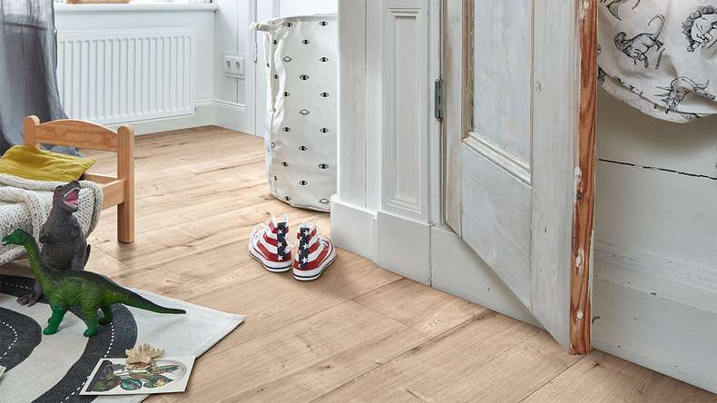 MEISTER Laminate - MeisterDesign LL 150 S Oak cappuccino 06263 | Impact sound insulation integrated (600008-2052220-06263)