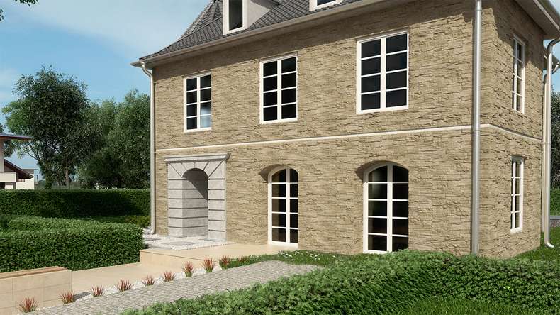 planeo StoneWall Solid stone slips - Jura limestone
