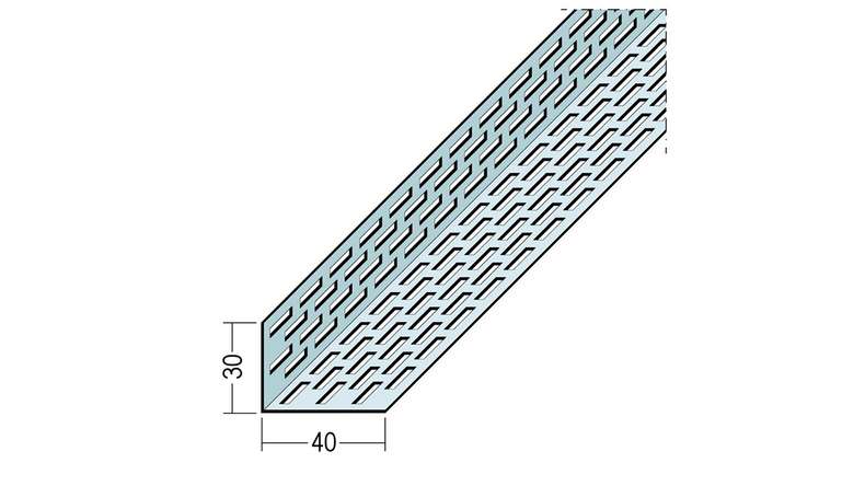 planeo Protect ventilation profile - LÜW 30x40x2500mm aluminium-nature