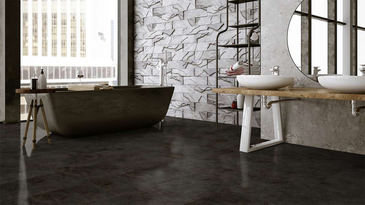 Gerflor adhesive vinyl - Virtuo 30 Glue Down Tavla dark | Authentic appearance (39171453)