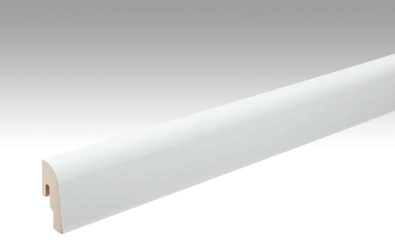 MEISTER Skirtings White paintable DF 2222 - 2380 x 50 x 22 mm (200004-2380-02222)