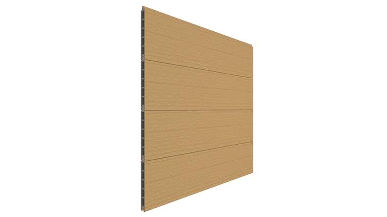 planeo INFINITY - WPC CoEx plug-in fence sand 176 x 183 cm