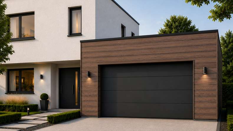 planeo NOVA – WPC CoEx Classic cladding panel, Teak, 2.90 m