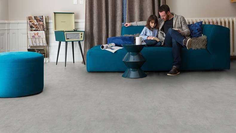 Gerflor CV flooring – TEXLINE Nature 2151 Shade Light Grey