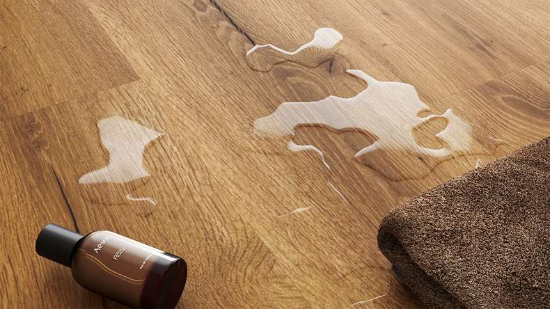 planeo Rigid Click Vinyl - SolutionX 2in1 Oak Natural Rustic | Impact sound insulation integrated (ECF-0092)