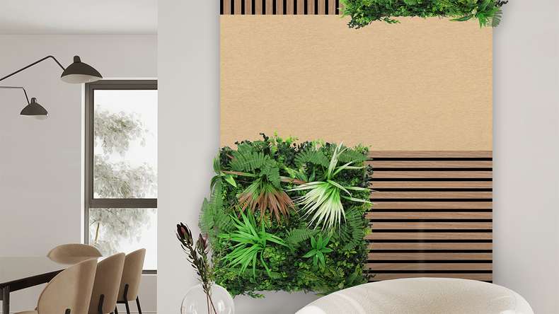 planeo acoustic felt panel - MixWall EcoColor Line Cream Vanilla 52 x 104 cm (PLMW-50021B)