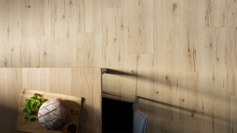 planeo Rigid Click Vinyl - Metro Oak | Impact sound insulation integrated (DF-K-132-055)