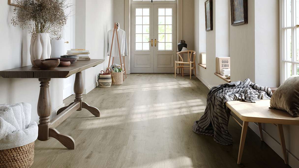 planeo adhesive vinyl - Object Woodline Oak Light Grey | Synchronous embossing (PLDD2570-EHE)