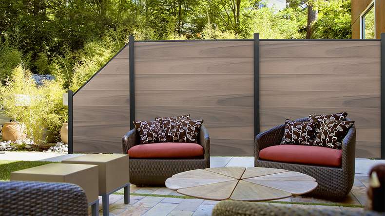 planeo Solid Grande - plug-in fence Bi-Color co-ex