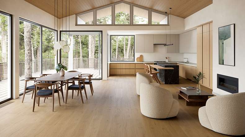 planeo WPC click vinyl - PUREtec MAX 70 EIR Smoked Brown Oak | Impact sound insulation integrated (RP-A50-2)