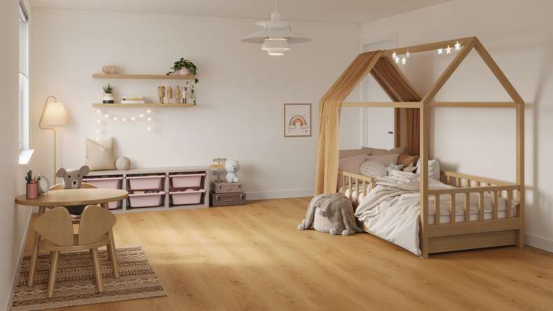 Lys&Land Rigid Klick Vinyl - Fjordline XL Oak Nova 1.83m long XL plank | integrated footfall sound insulation (SP183-09)
