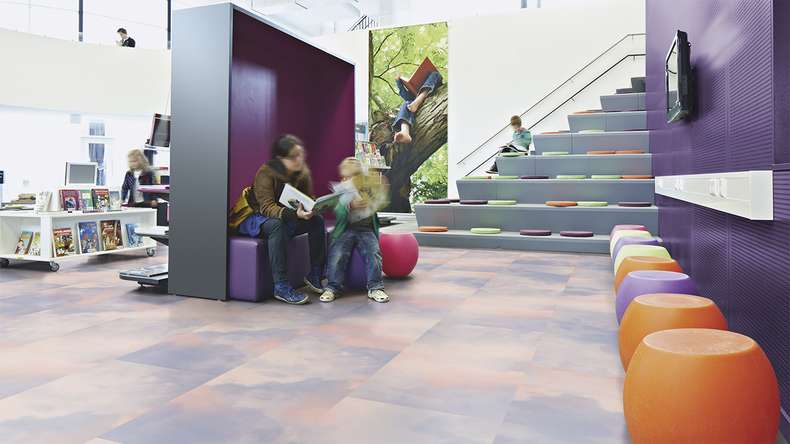 Forbo Allura Material 55 adhesive vinyl - Dreamy Sky (638743DR5_con)