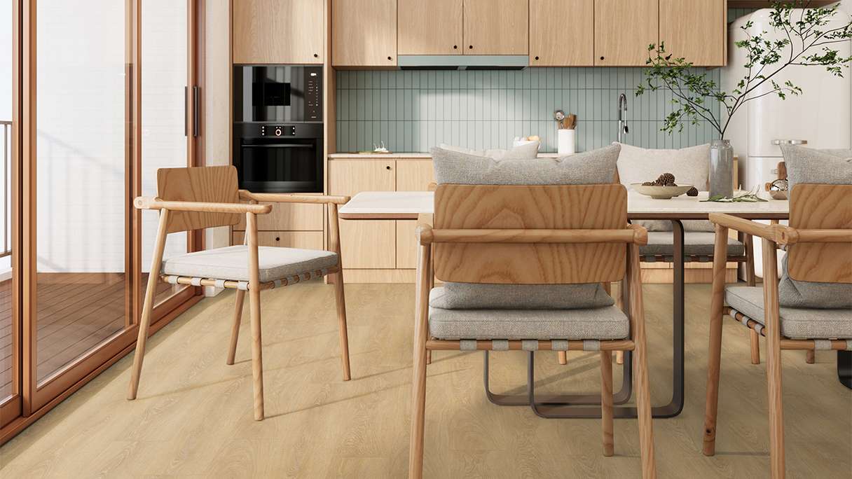 Gerflor Klick Vinyl - Senso Premium Rigid Acoustic Meadow honey | Impact sound insulation integrated (39471540)