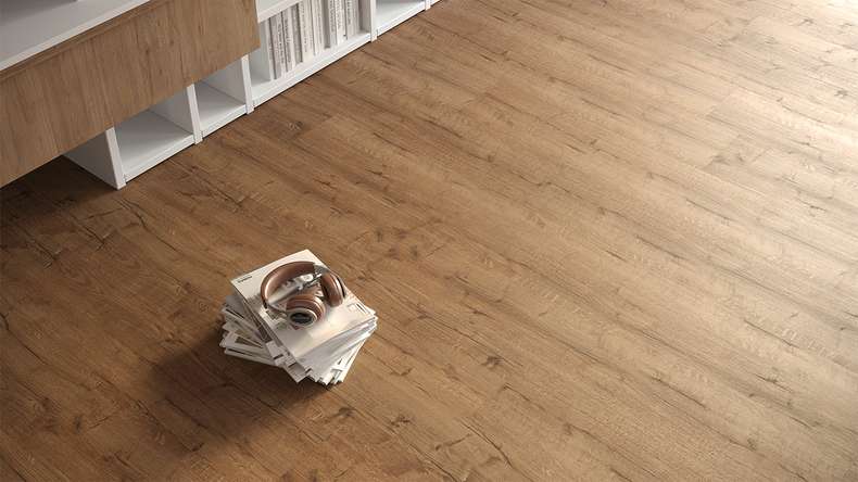 planeo Click Vinyl - Rigid Oak Natural Brown | Synchronised embossing (DF-67501)