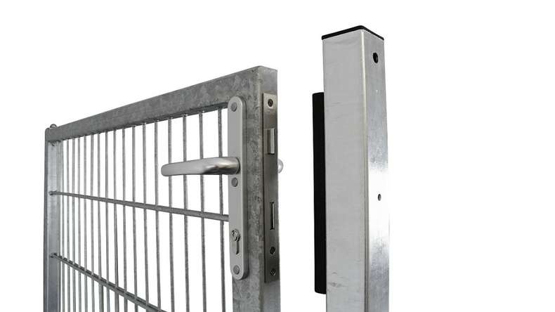 Universal door medium 1-leaf hot-dip galvanised incl. gateposts