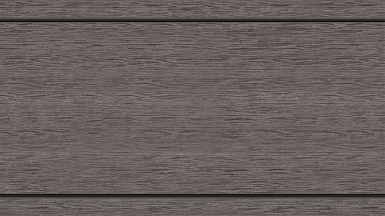 planeo MAXLine Nature - WPC CoEx coated XL decking board hollow chamber - dark grey 3m textured/smooth brushed