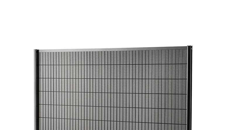 planeo WPC strip set - anthracite L 250 x H 123 cm