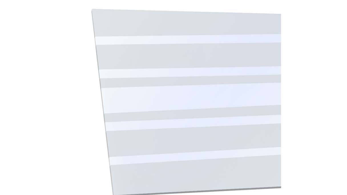 planeo Solid - design insert glass profile