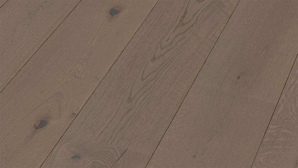 MEISTER Lindura wood flooring HD 400 - 08901 Oak authentic clay grey natural oiled 2200 x 270 x 11 mm (500213-2200270-08901)