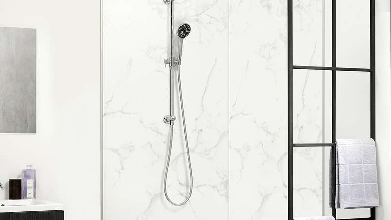 planeo StrongWall - Plastic wall panelling XL Corlen 260 x 90 cm