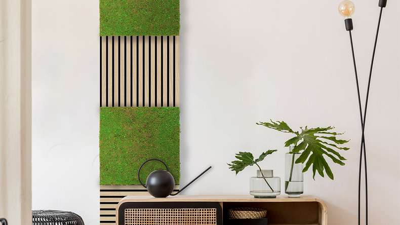planeo acoustic panel - MixWall Timber Solid Flare Oak 52 x 52 cm | real wood veneer (PLMW-00311C)