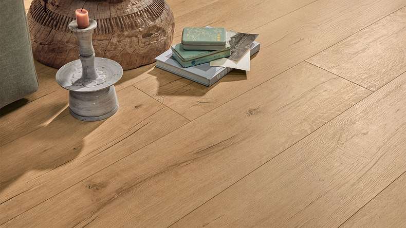 MEISTER Design flooring MeisterDesign. next DL 500 S - 07114 Natural reclaimed oak | Impact sound insulation integrated (400055-2052220-07114)