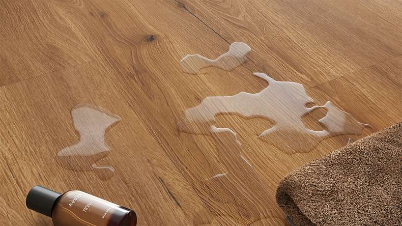 planeo Rigid Click Vinyl - GRANDline Nature Oak Brown | Impact sound insulation integrated (NF-GL-702-N)
