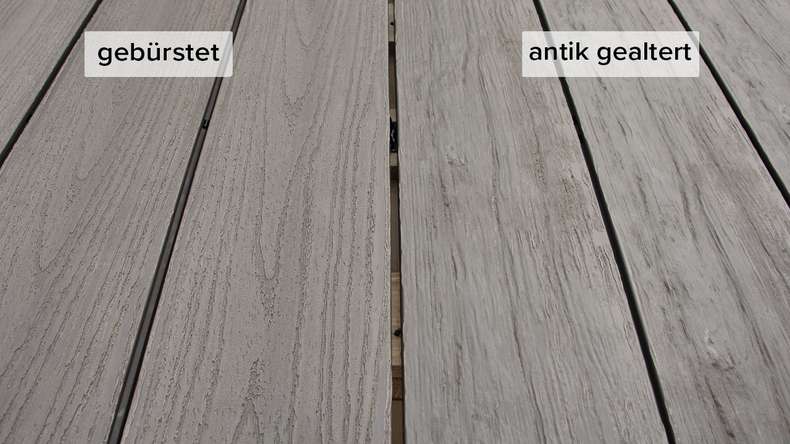 planeo TitanWood - solid plank light-grey antique aged/brushed