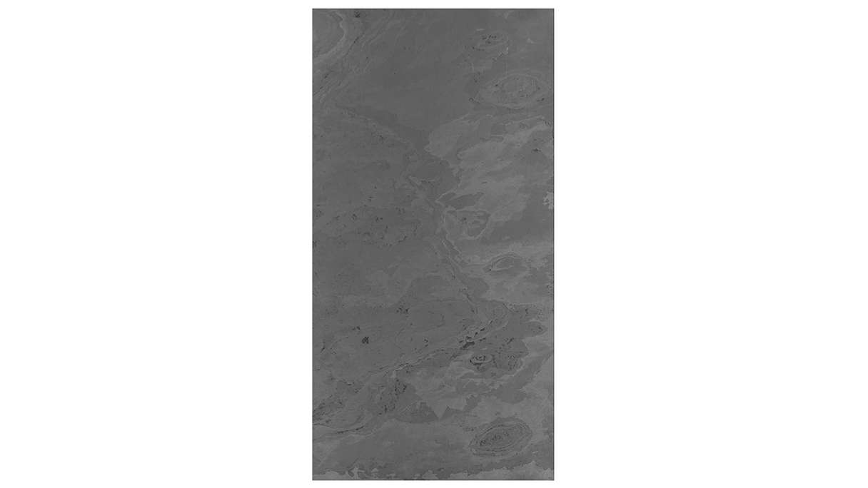 planeo acoustic panel - MixWall Mineral Mood Midnight Slate 52 x 104 cm | real stone (PLMW-00511A)